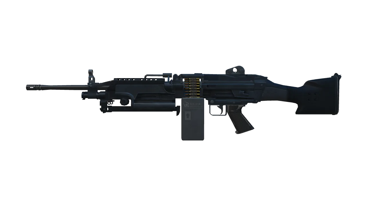 M249 | O.S.I.P.R. (Field-Tested) — Dust II light, front