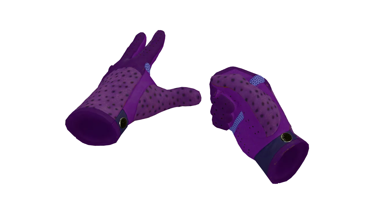 ★ Driver Gloves | Plum Quill (Factory New) — Dust II light, front