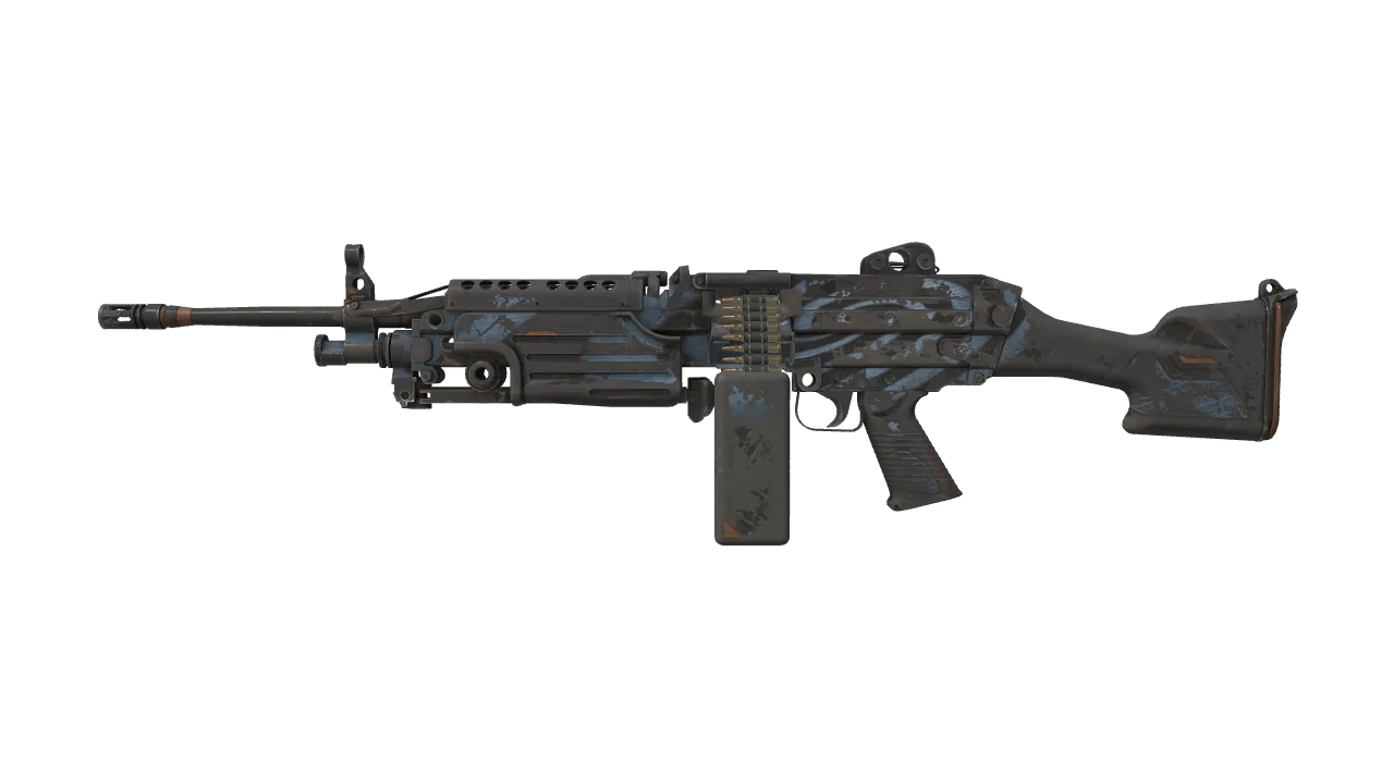 M249 | Hypnosis (Battle-Scarred) — Dust II light, front