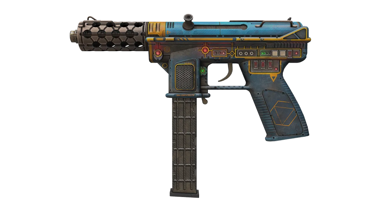 Tec-9 | Remote Control (Field-Tested) — Dust II light, front