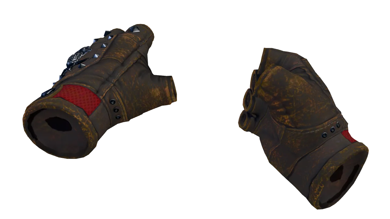 ★ Bloodhound Gloves | Charred (Battle-Scarred) — Dust II light, front
