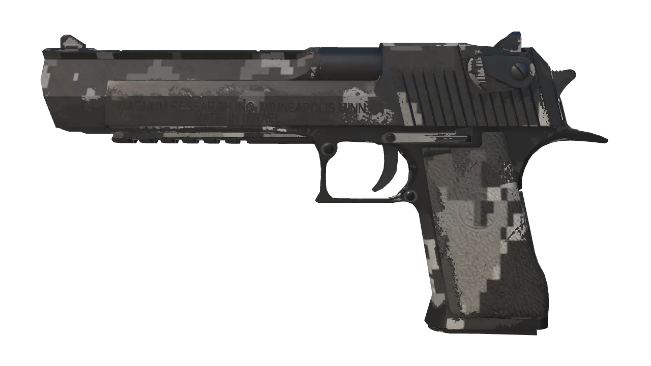 Desert Eagle | Urban DDPAT (Well-Worn) — Dust II light, front