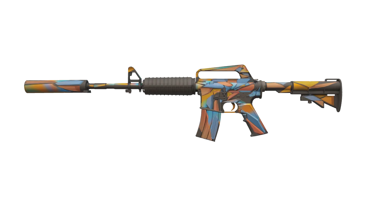 M4A1-S | Leaded Glass (Factory New) — Dust II light, front