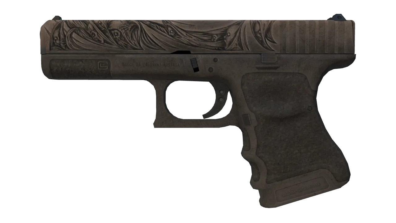 Glock-18 | Wraiths (Battle-Scarred) — Dust II light, front