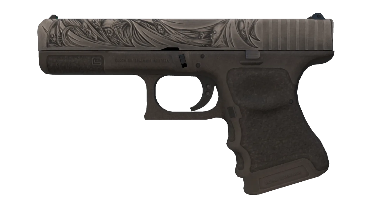Glock-18 | Wraiths (Minimal Wear) — Dust II light, front