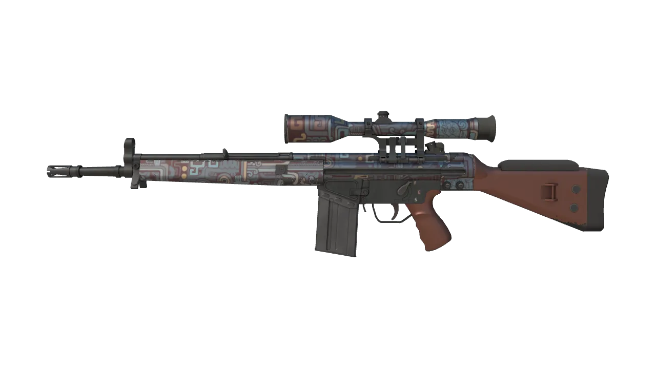 G3SG1 | Ancient Ritual (Minimal Wear) — Dust II light, front