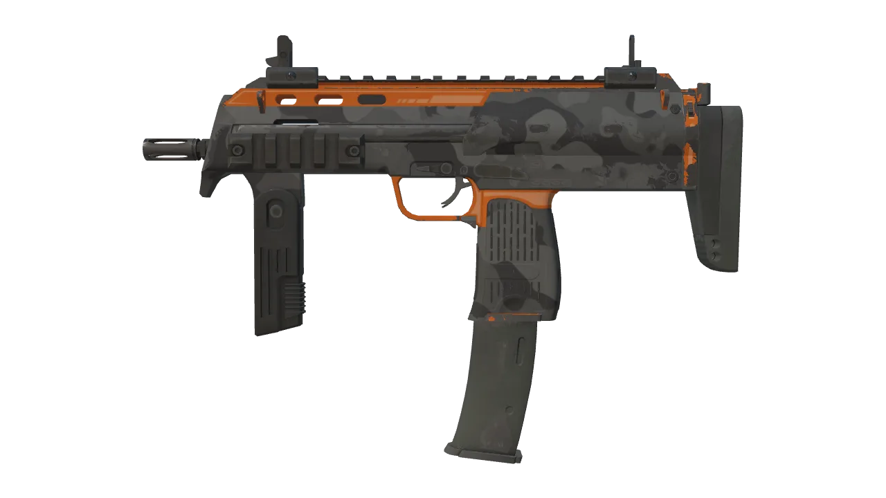 StatTrak™ MP7 | Urban Hazard (Field-Tested) — Dust II light, front