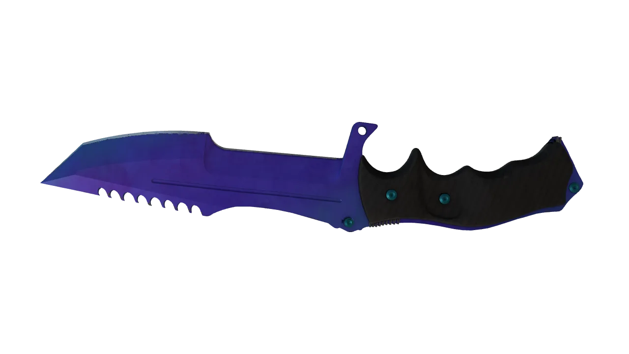 Huntsman Knife | Doppler (Sapphire) seed #26, back