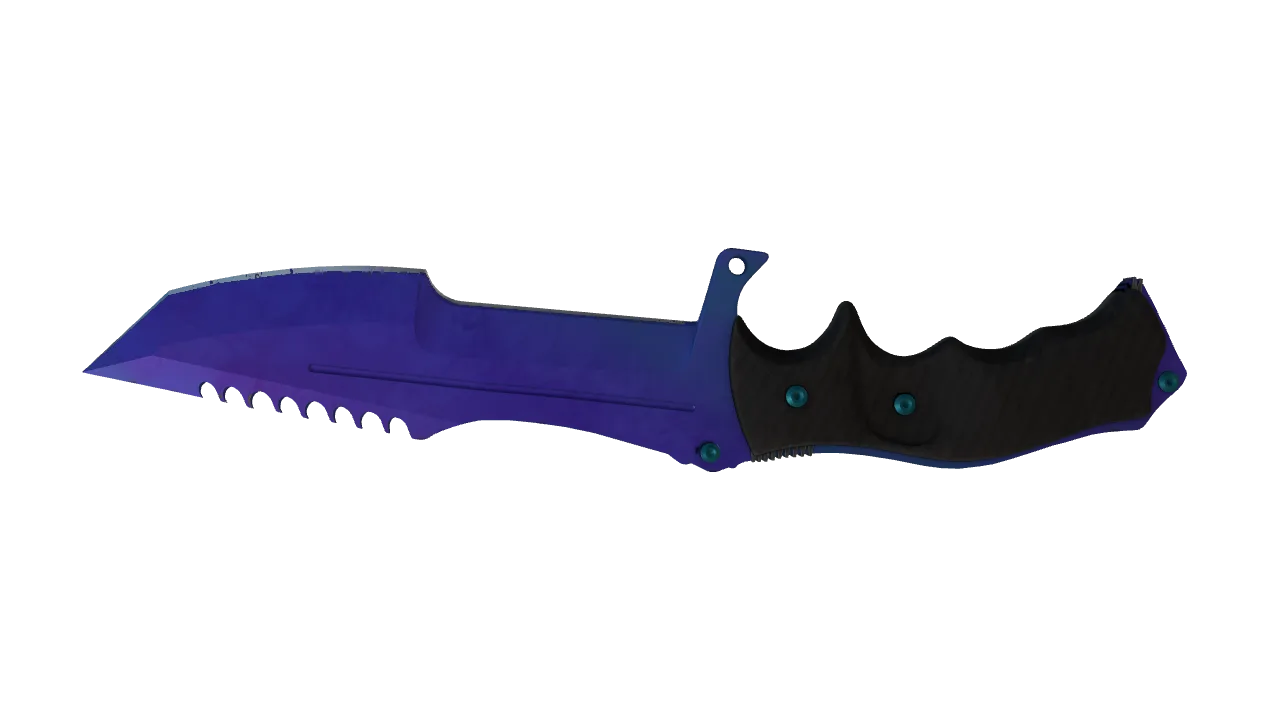 Huntsman Knife | Doppler (Sapphire) seed #278, back
