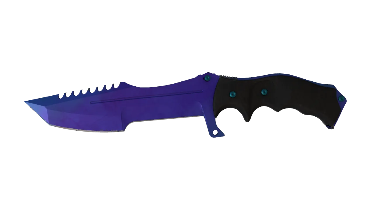 Huntsman Knife | Doppler (Sapphire) seed #29, front