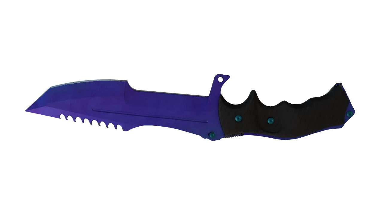 Huntsman Knife | Doppler (Sapphire) seed #36, back
