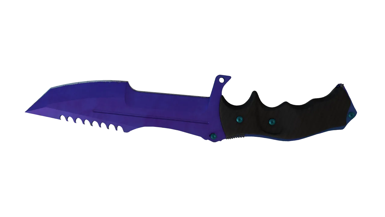 Huntsman Knife | Doppler (Sapphire) seed #41, back