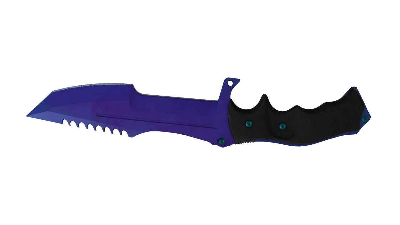 Huntsman Knife | Doppler (Sapphire) seed #494, back
