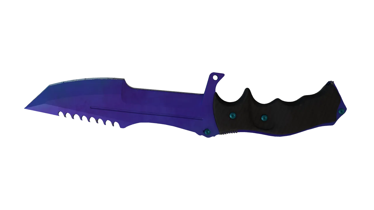 Huntsman Knife | Doppler (Sapphire) seed #565, back