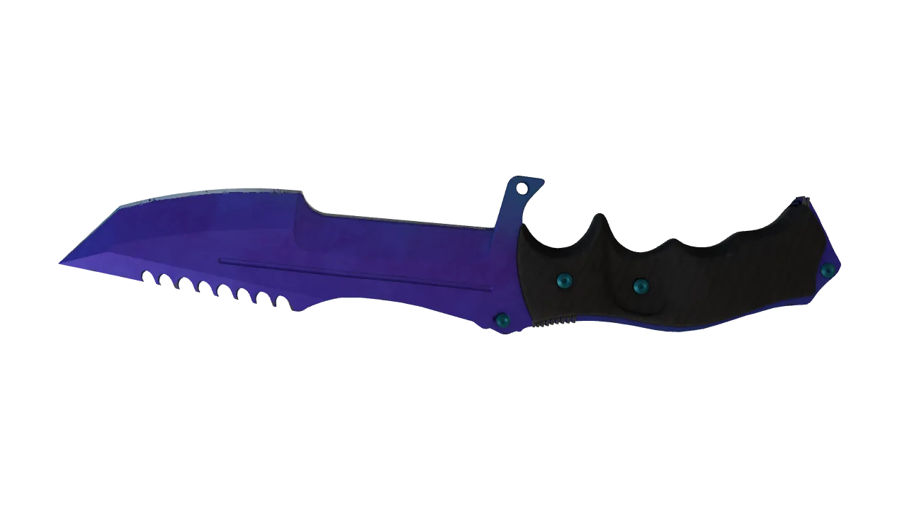 Huntsman Knife | Doppler (Sapphire) seed #669, back