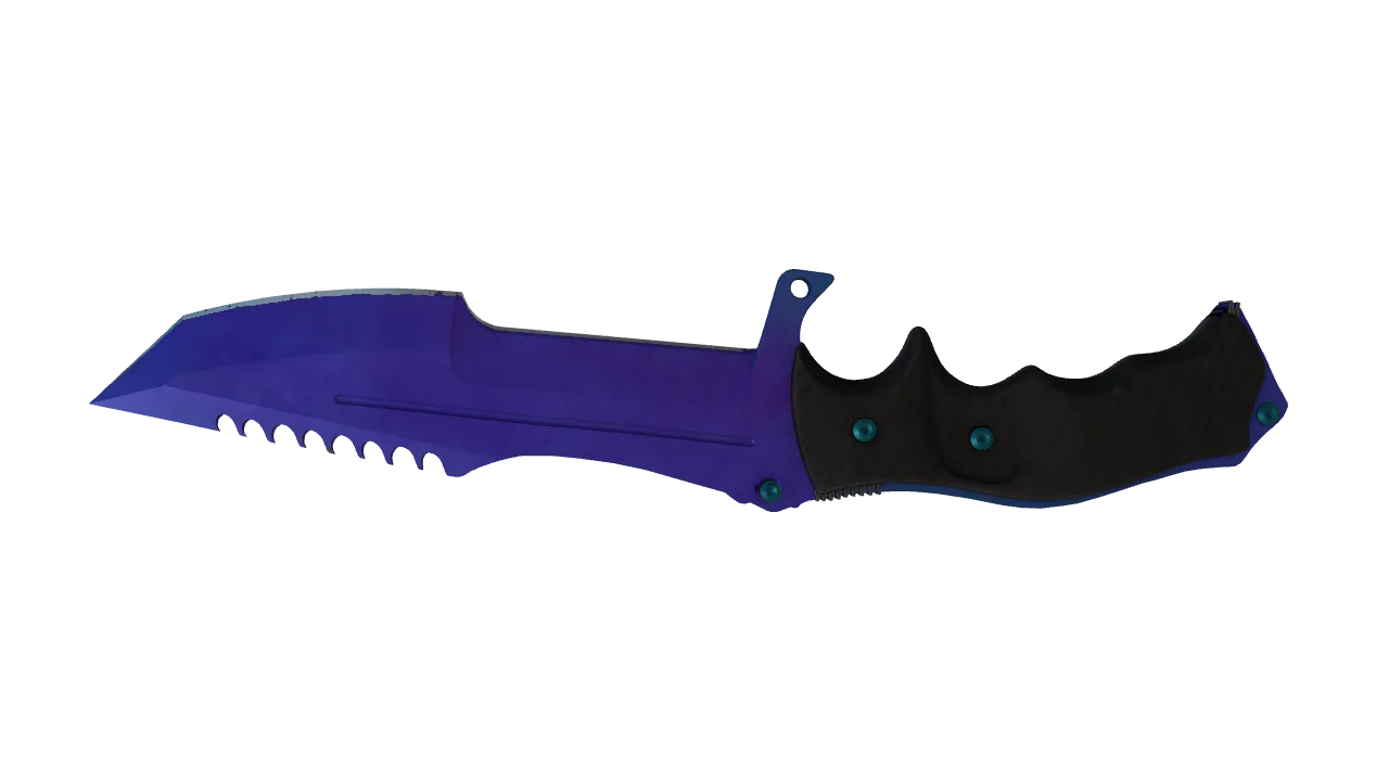 Huntsman Knife | Doppler (Sapphire) seed #788, back