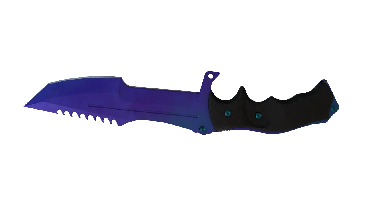 Huntsman Knife | Doppler (Sapphire) seed #826, back