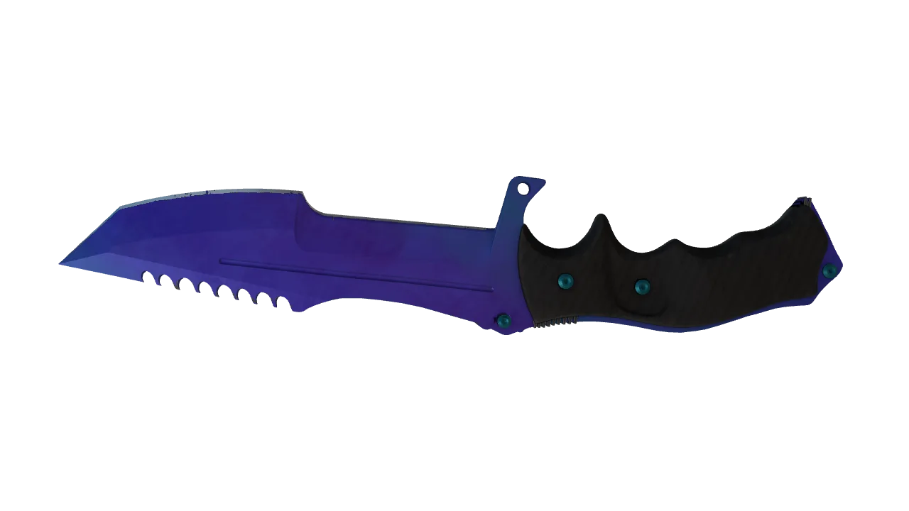 Huntsman Knife | Doppler (Sapphire) seed #871, back