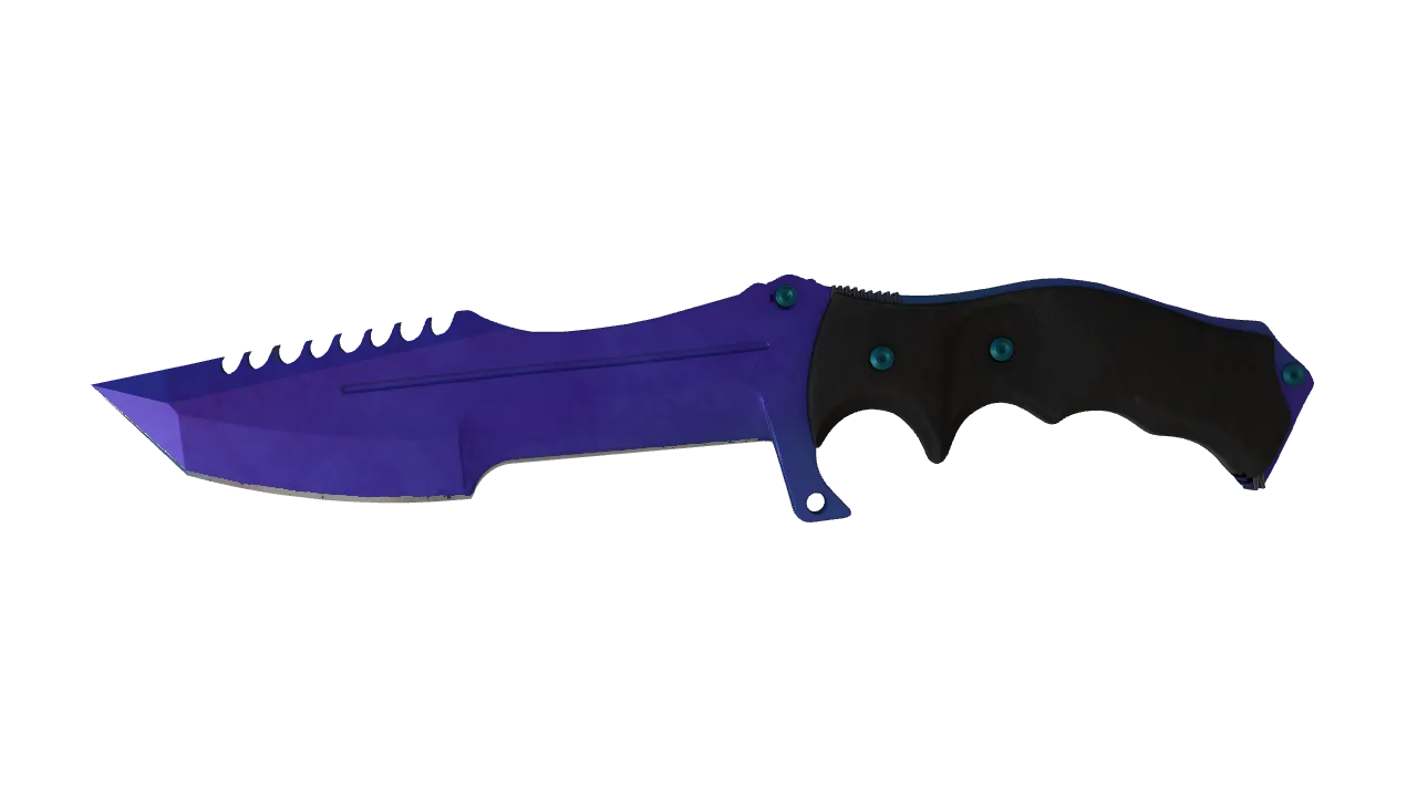 Huntsman Knife | Doppler (Sapphire) seed #936, front