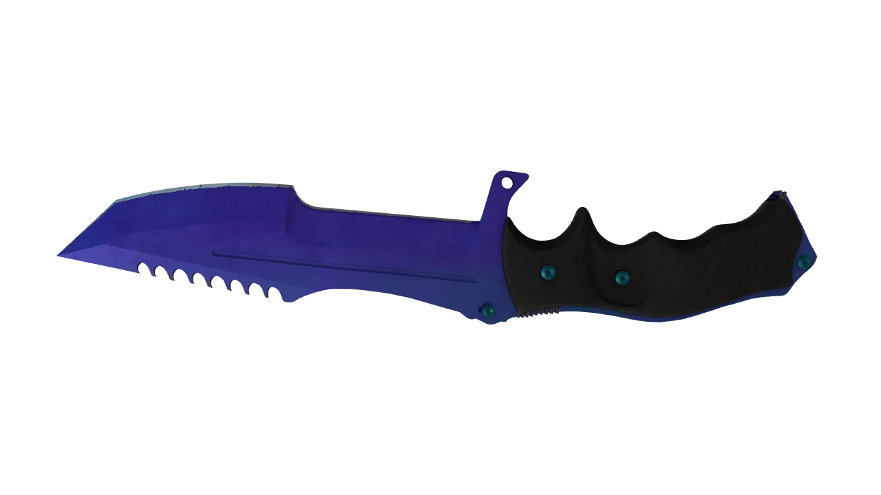 Huntsman Knife | Doppler (Sapphire) seed #965, back