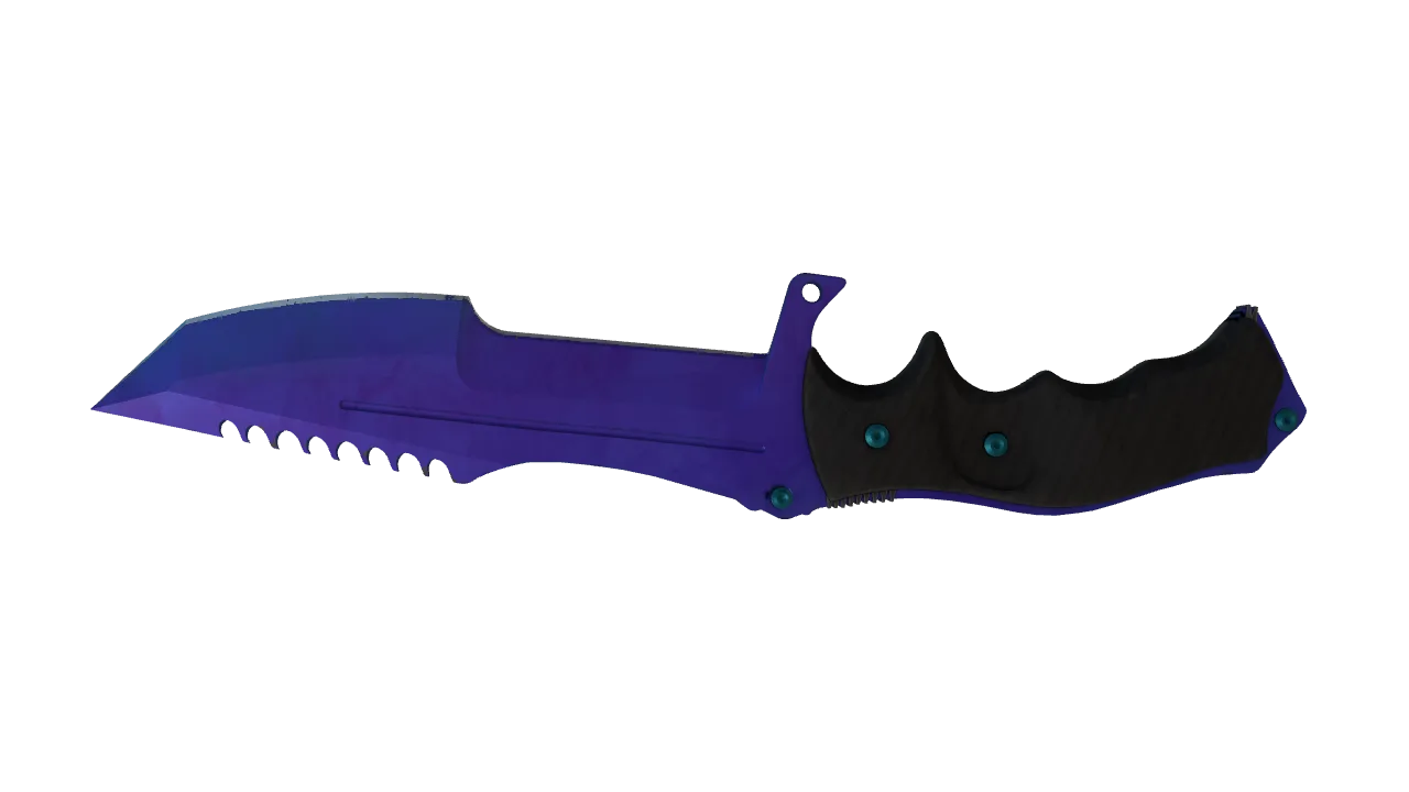 Huntsman Knife | Doppler (Sapphire) seed #99, back