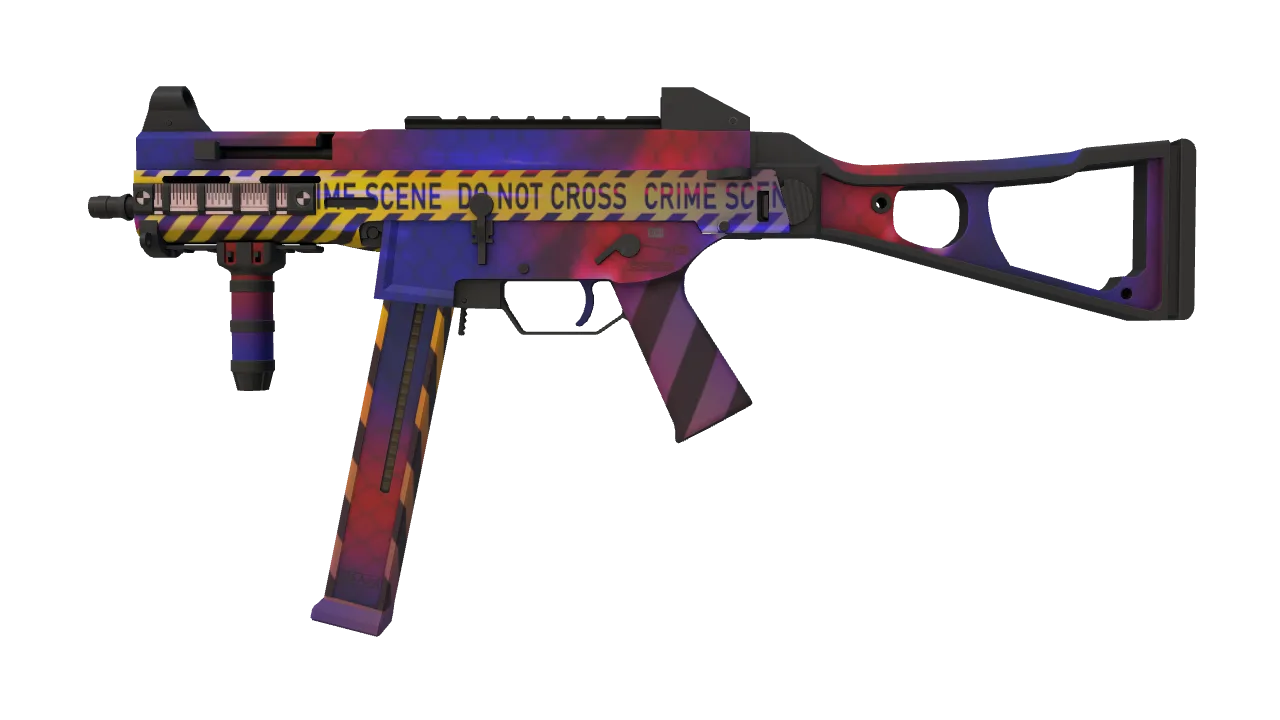 UMP-45 | Crime Scene (Factory New) — Dust II light, front