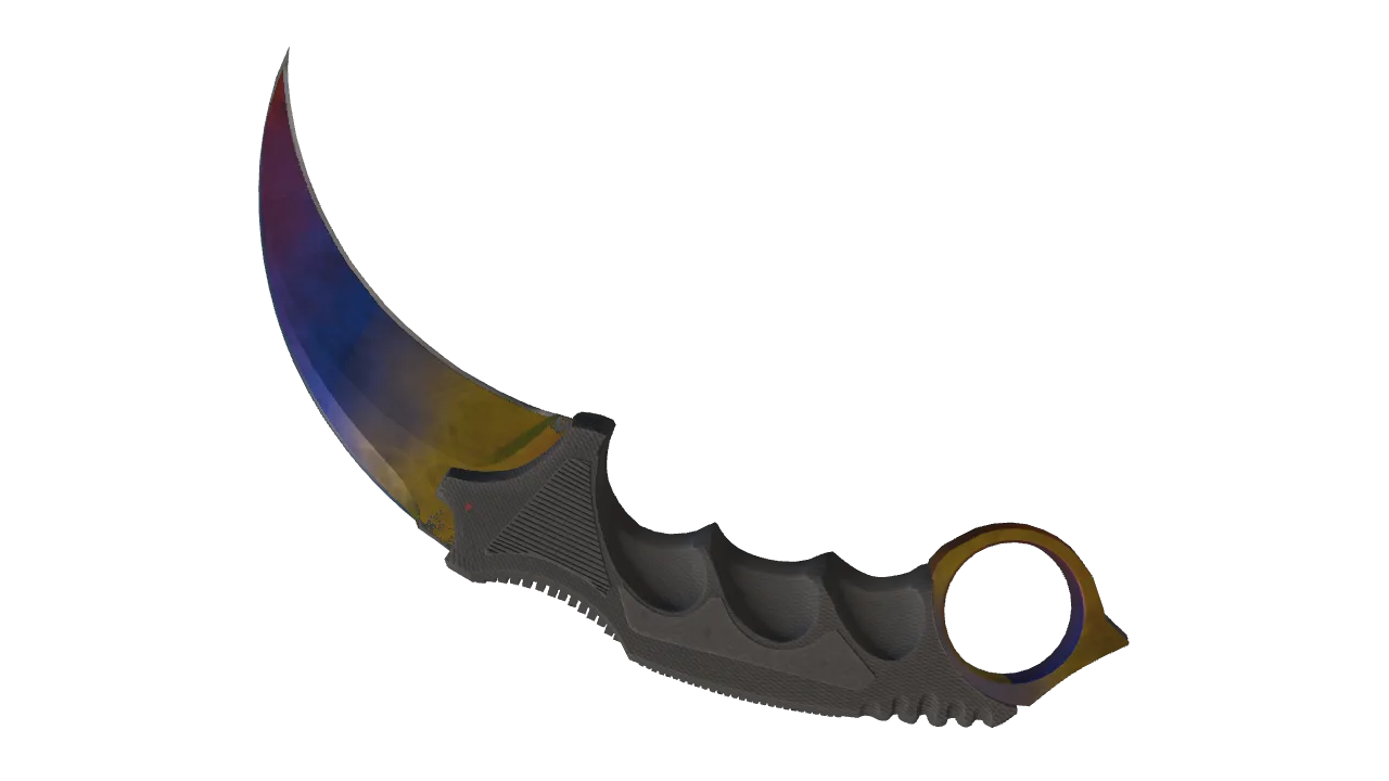 Karambit | Marble Fade seed #222, back