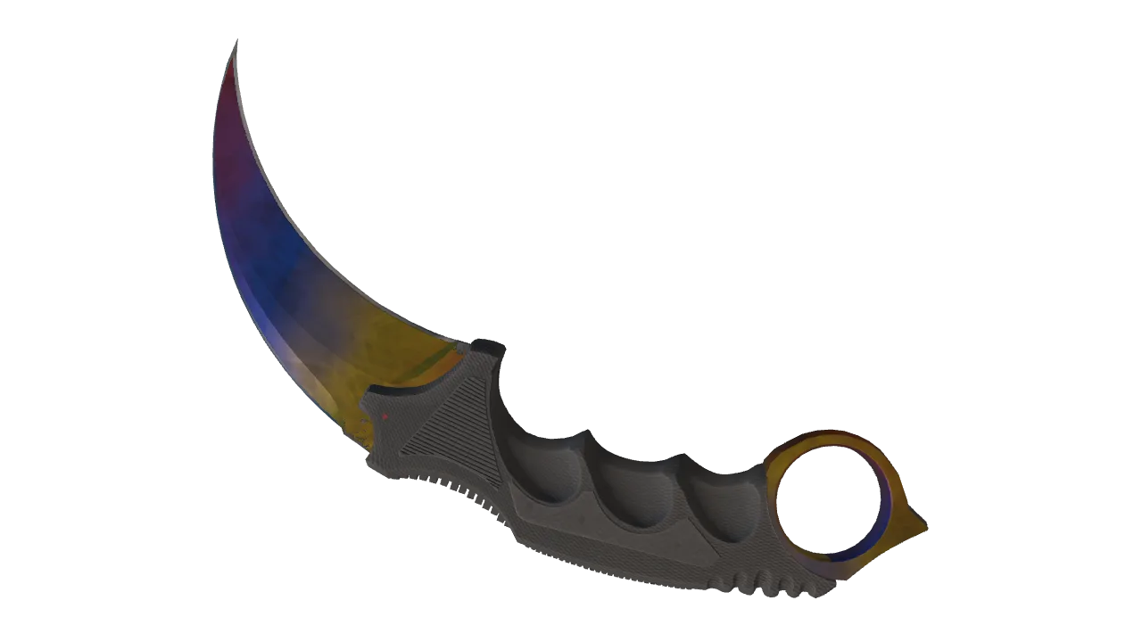 Karambit | Marble Fade seed #304, back