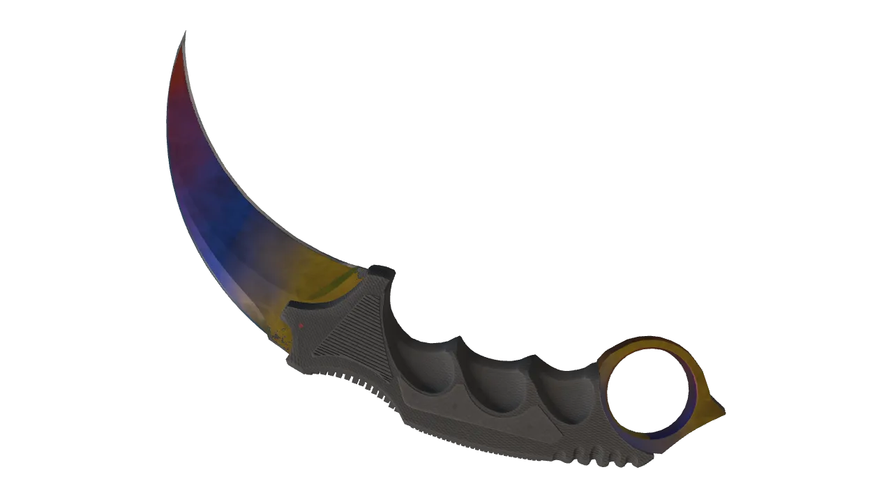 Karambit | Marble Fade seed #329, back