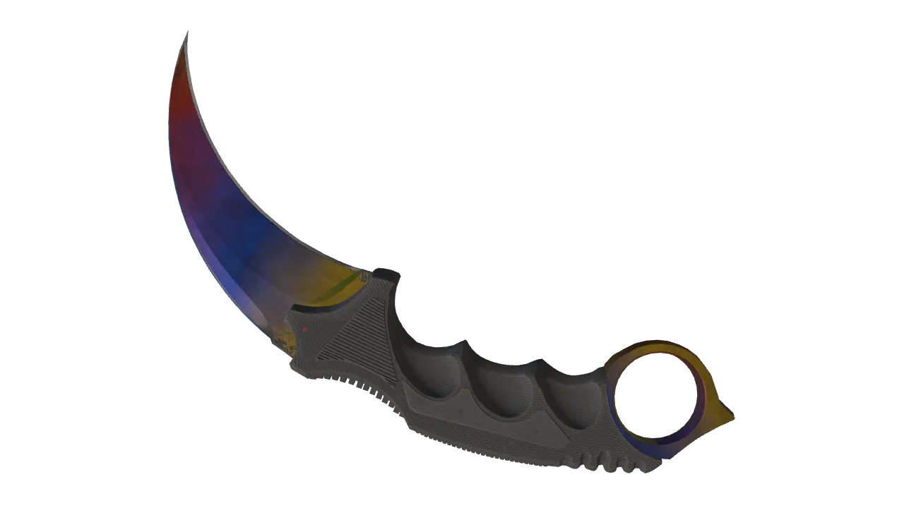 Karambit | Marble Fade seed #340, back