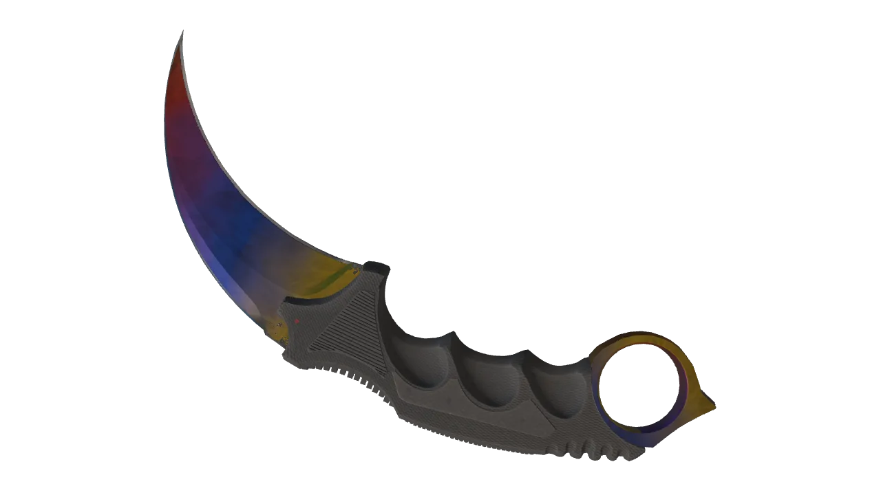Karambit | Marble Fade seed #405, back