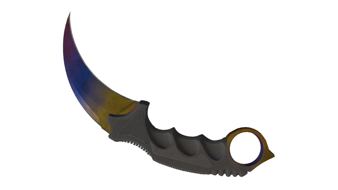 Karambit | Marble Fade seed #413, back