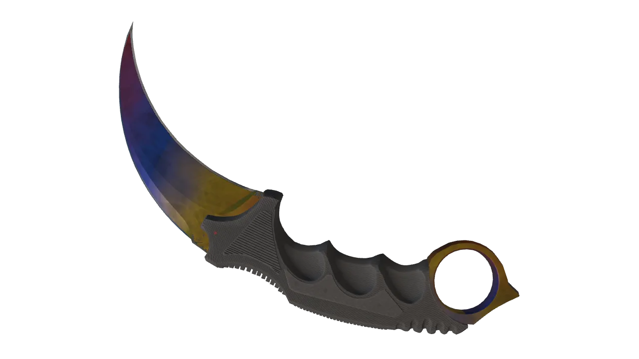 Karambit | Marble Fade seed #415, back