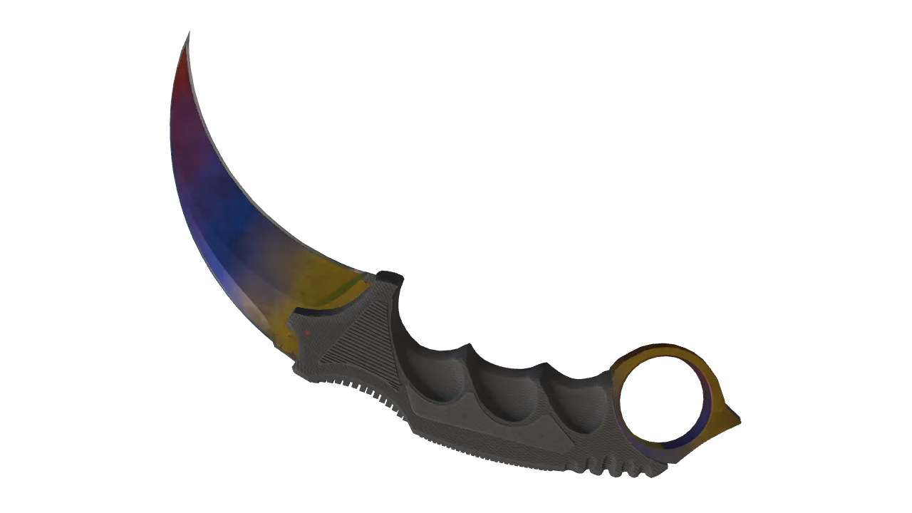 Karambit | Marble Fade seed #590, back
