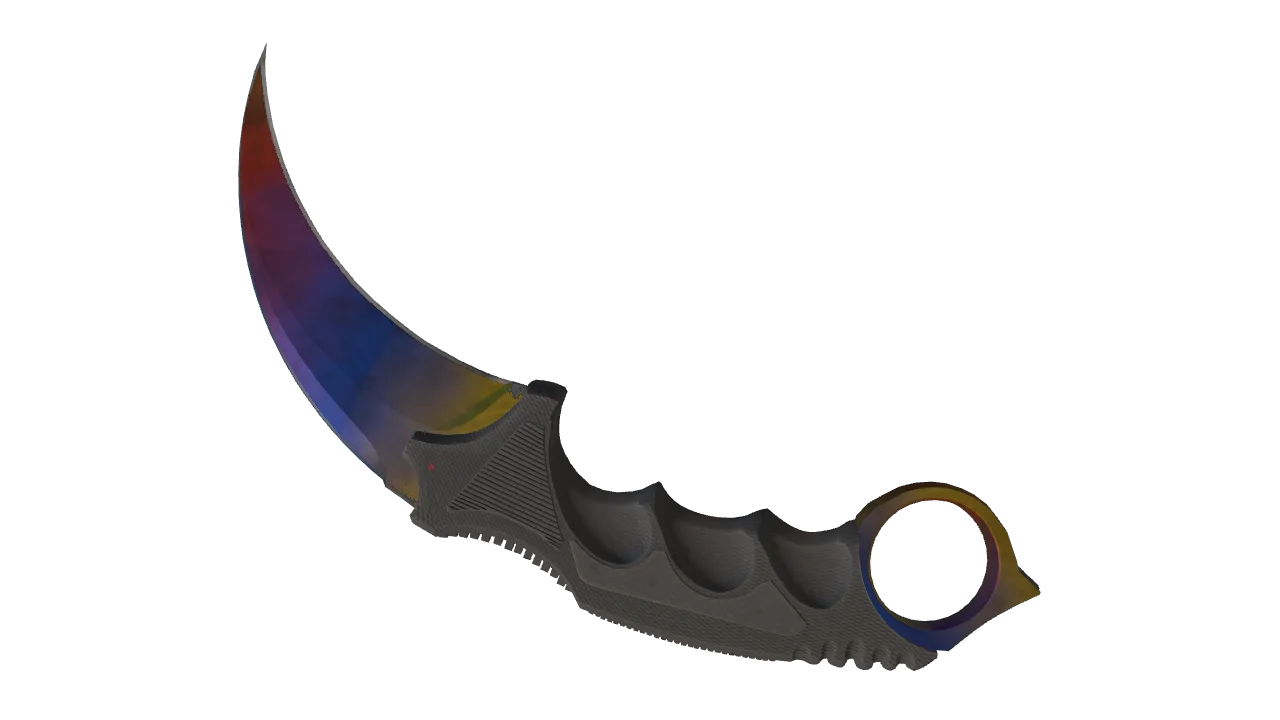 Karambit | Marble Fade seed #688, back