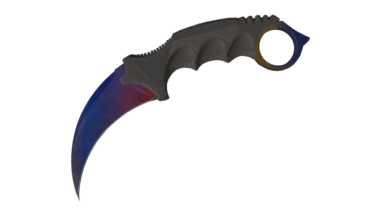 Karambit | Marble Fade seed #794, front