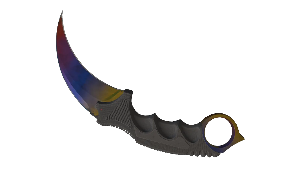 Karambit | Marble Fade seed #795, back