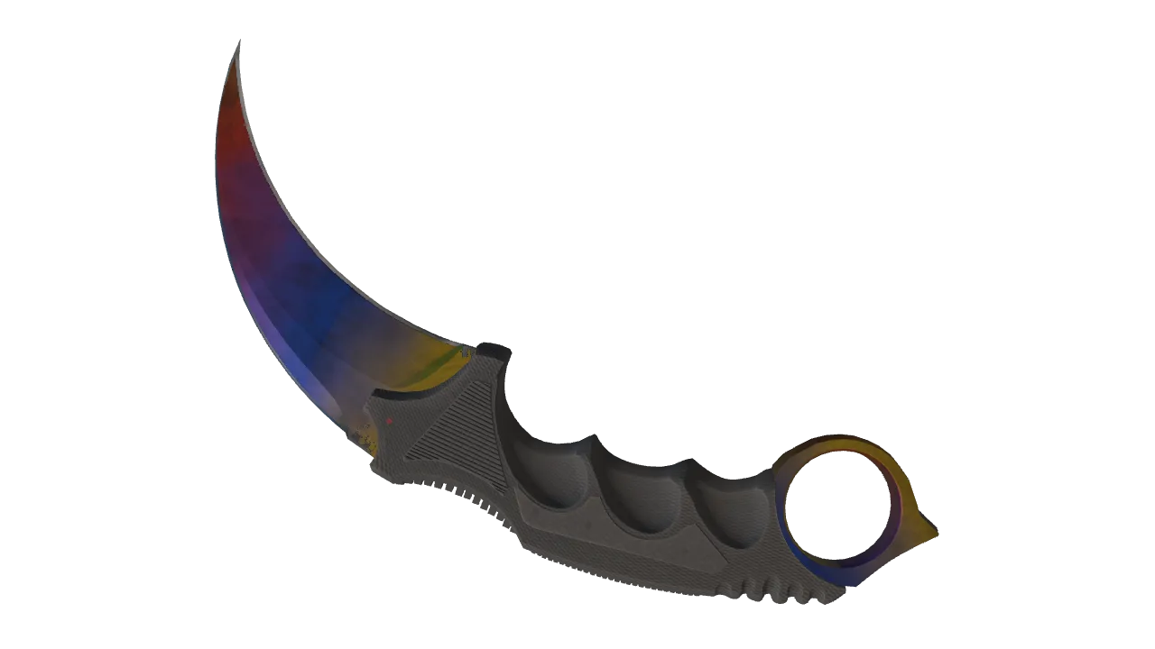 Karambit | Marble Fade seed #874, back