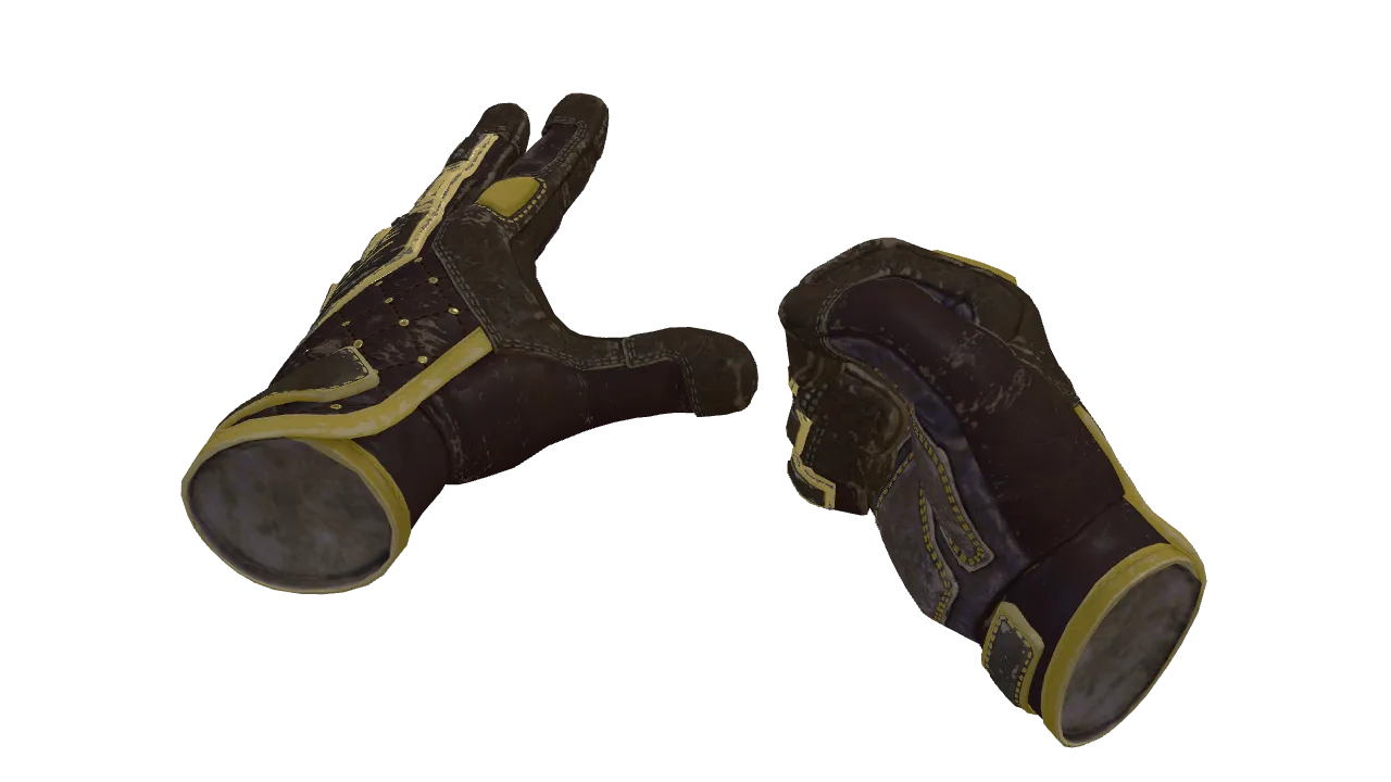 ★ Specialist Gloves | Chocolate Chesterfield (Well-Worn) — Dust II light, front