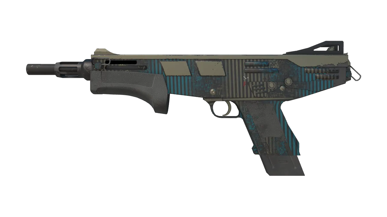 MAG-7 | Sonar (Minimal Wear) — Dust II light, front