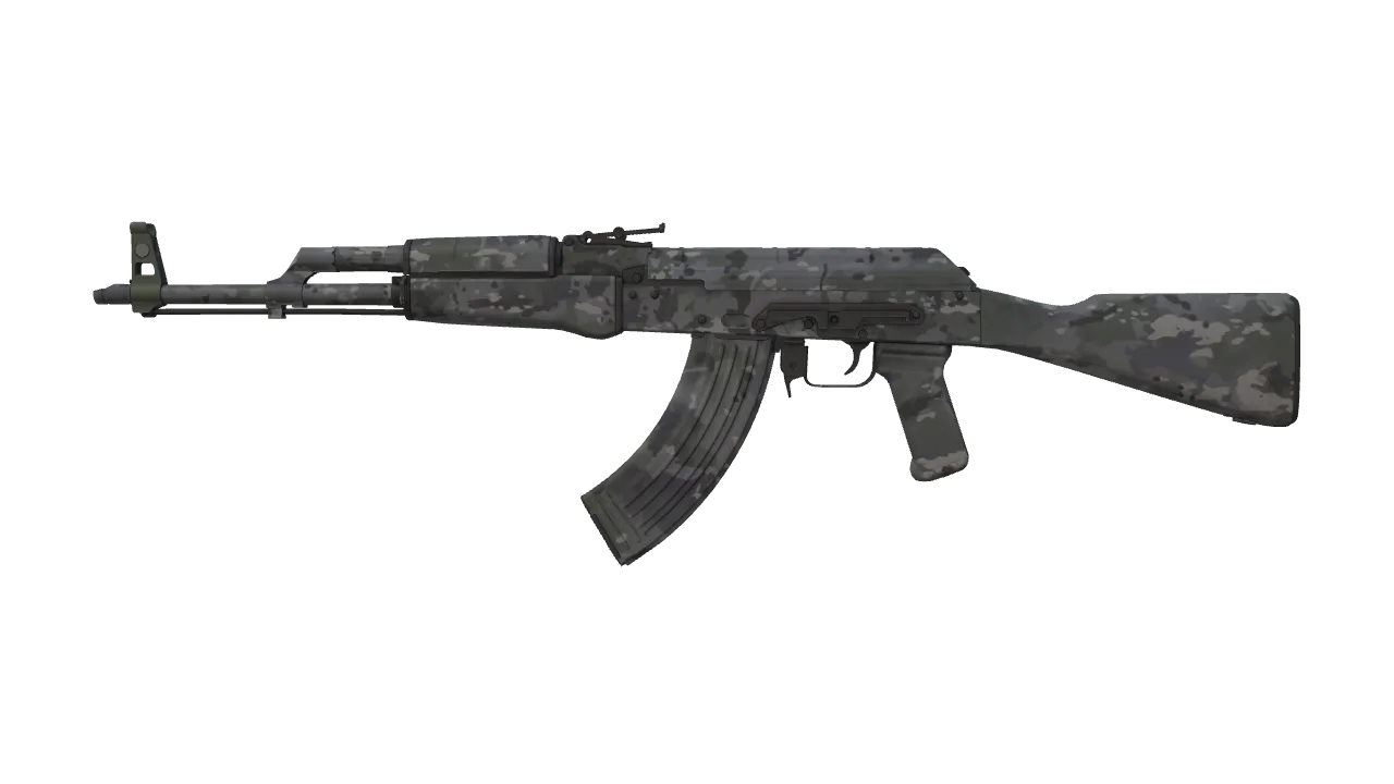 AK-47 | VariCamo Grey (Factory New) — Dust II light, front