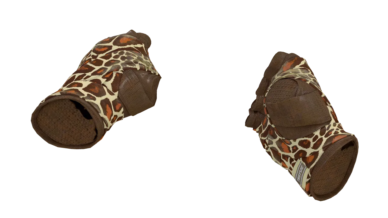 ★ Hand Wraps | Giraffe (Minimal Wear) — Dust II light, front