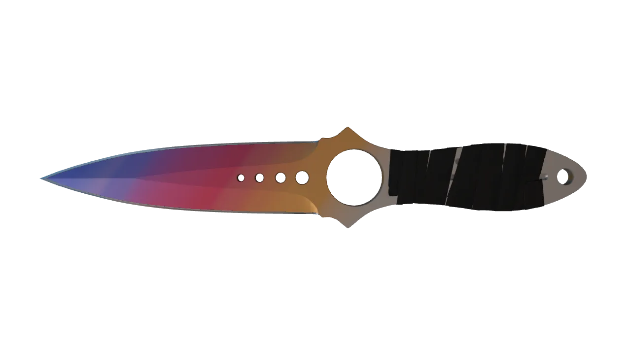 Skeleton Knife | Fade seed #571, front