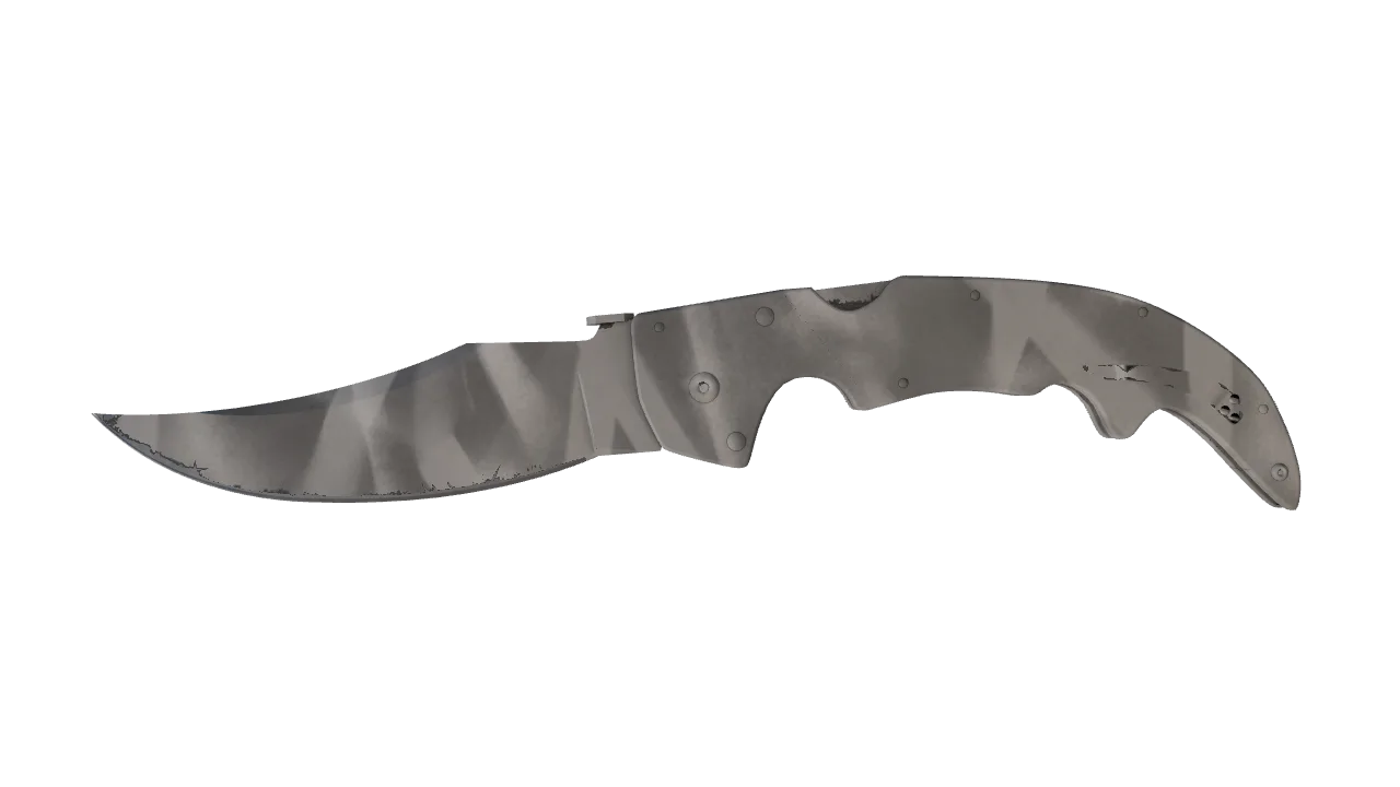 ★ Falchion Knife | Urban Masked (Minimal Wear) — Dust II light, front