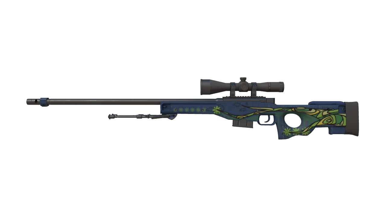 StatTrak™ AWP | Corticera (Factory New) — Dust II light, front