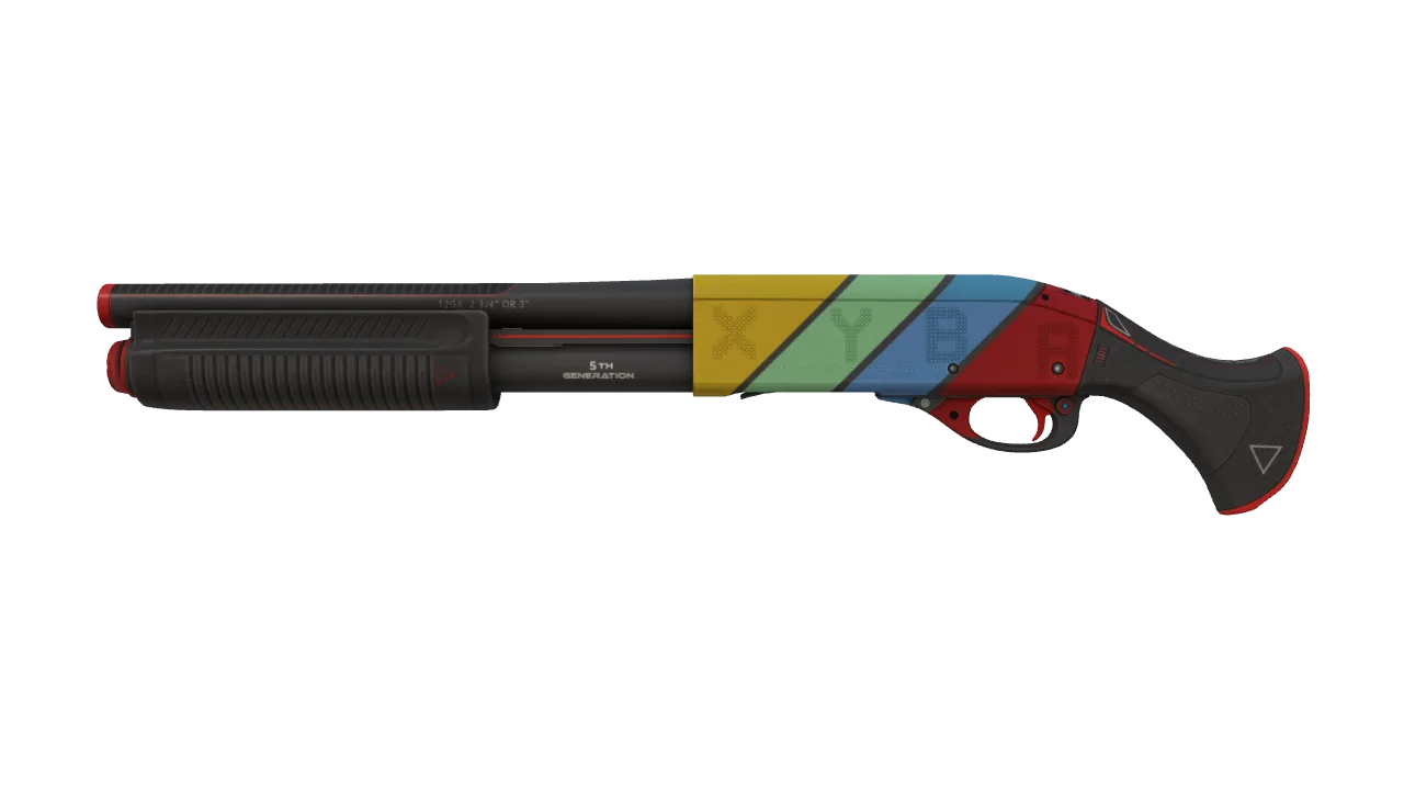 Souvenir Sawed-Off | Analog Input (Well-Worn) — Dust II light, front