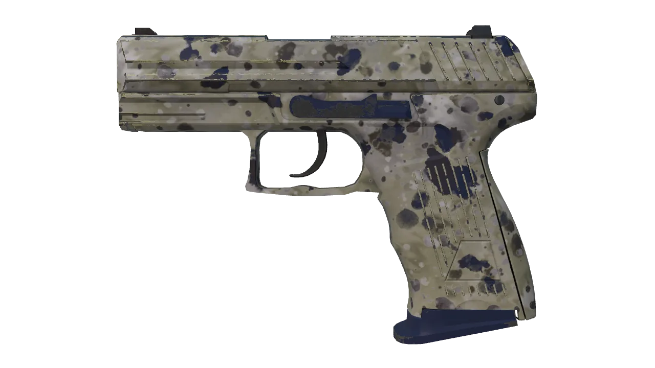 P2000 | Granite Marbleized seed #125, front
