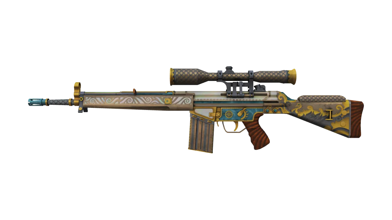 G3SG1 | High Seas (Factory New) — Dust II light, front