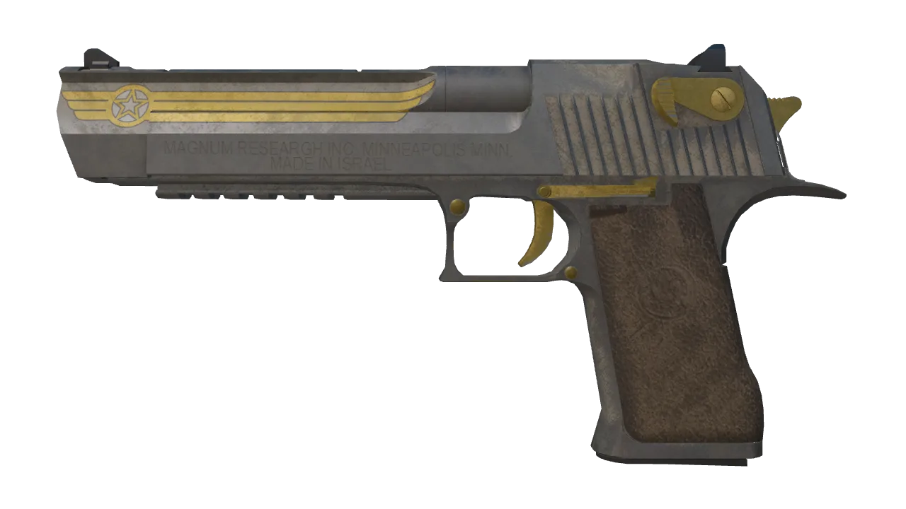 Souvenir Desert Eagle | Pilot (Battle-Scarred) — Dust II light, front