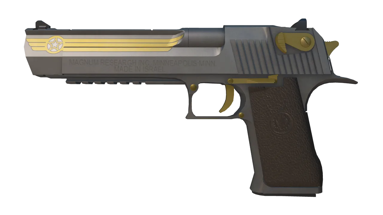 Desert Eagle | Pilot (Factory New) — Dust II light, front